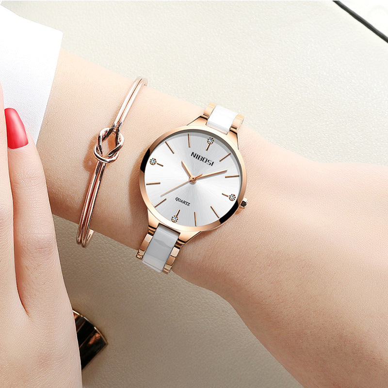 Luxury Ceramic Quartz Watch