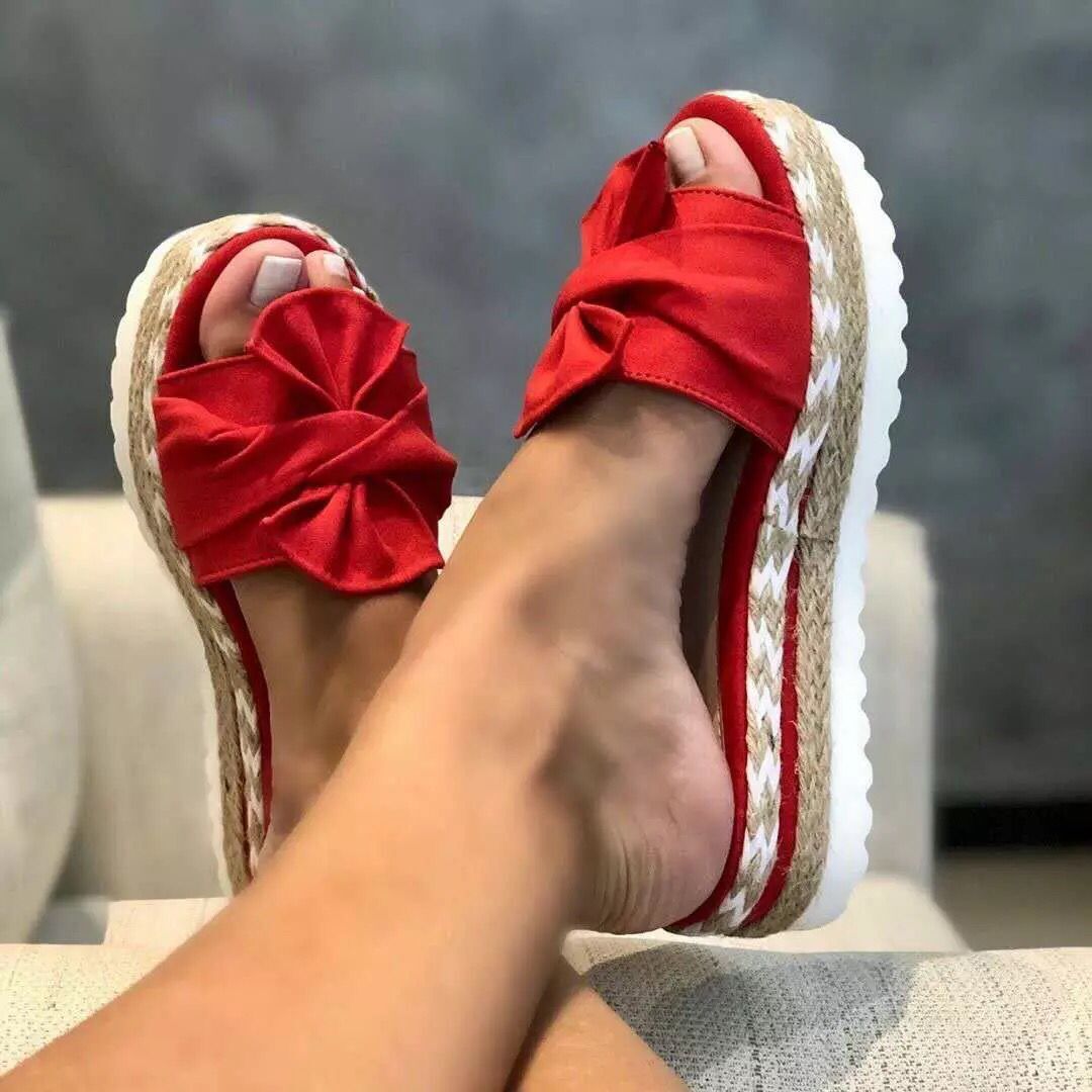 Women Bow Summer Platform Sandals