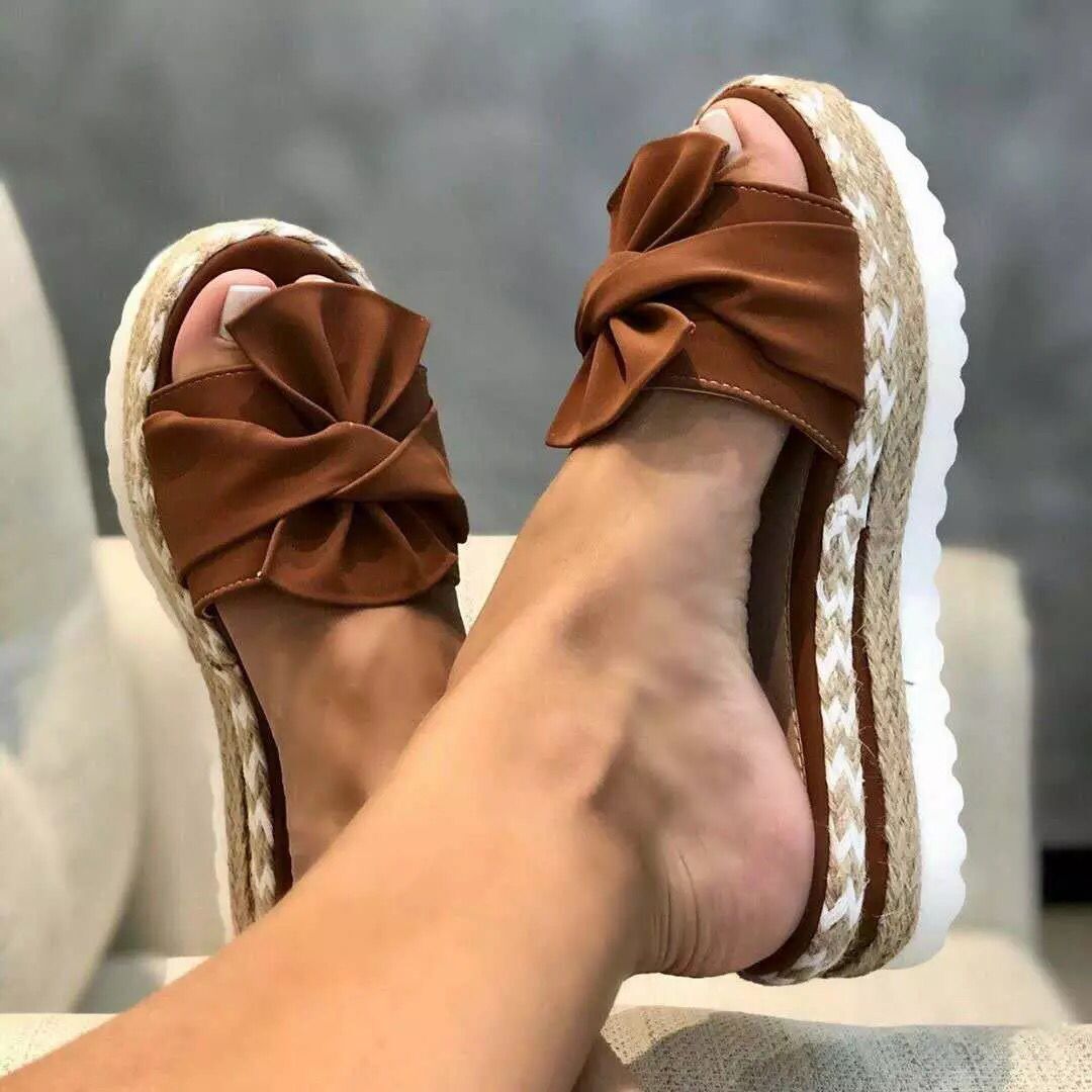 Women Bow Summer Platform Sandals