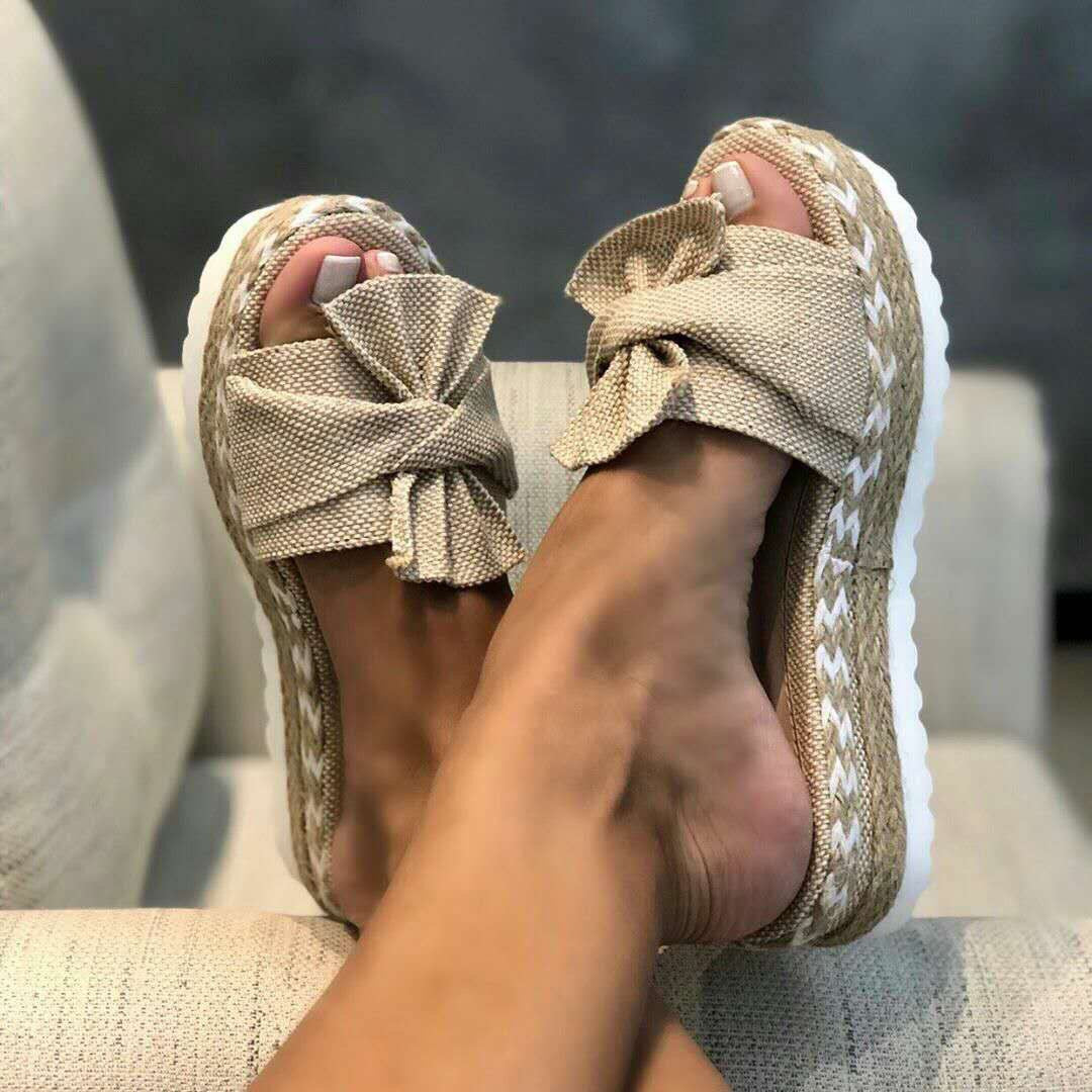 Women Bow Summer Platform Sandals