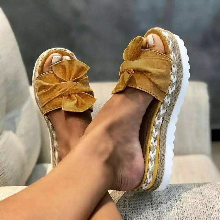 Women Bow Summer Platform Sandals